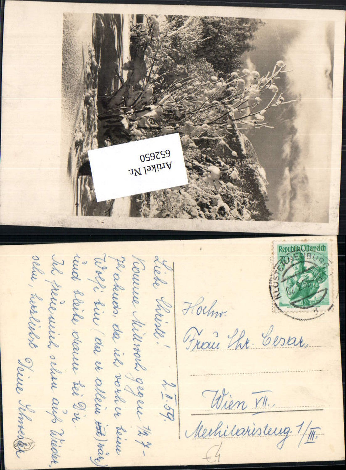 Alte Ansichtskarte – Old Postcard
