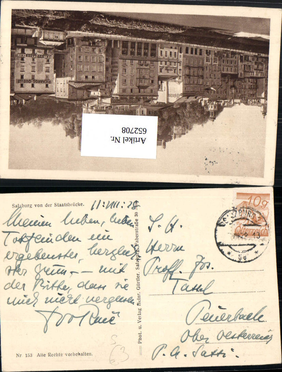 Alte Ansichtskarte – Old Postcard