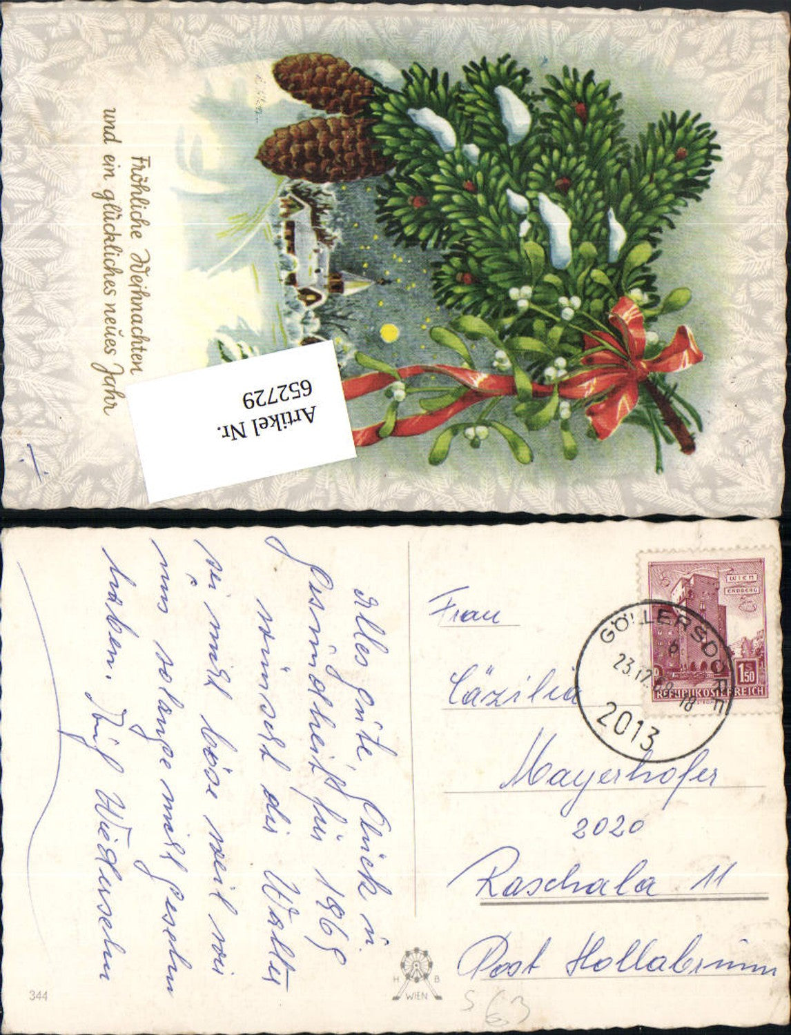 Alte Ansichtskarte – Old Postcard