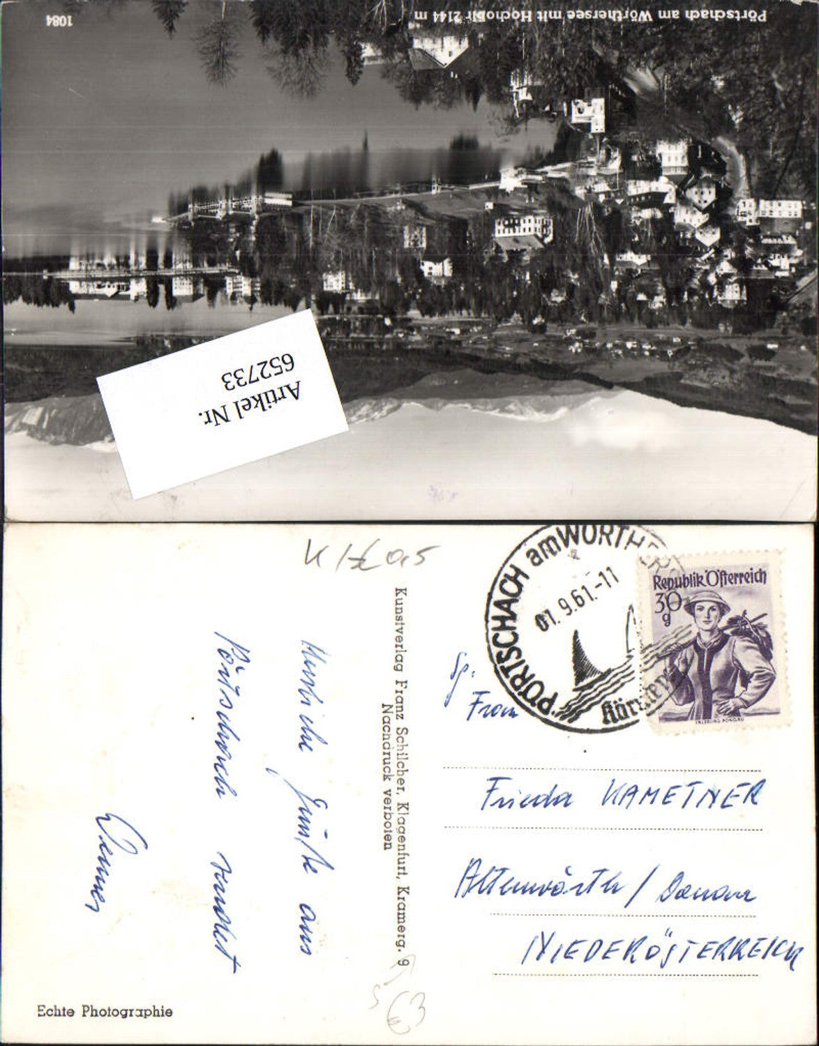 Alte Ansichtskarte – Old Postcard