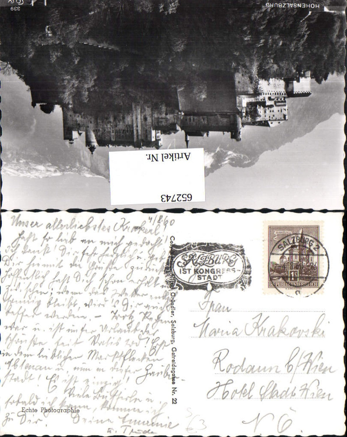 Alte Ansichtskarte – Old Postcard