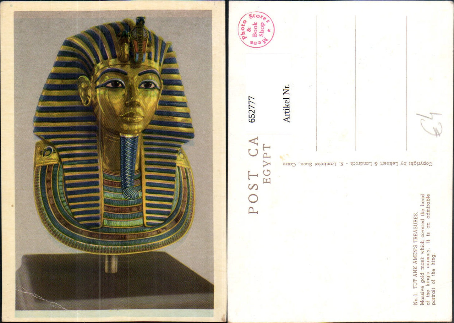 652777,Tut Ank Amens Treasures Massive gold mask Ägypten Egypt