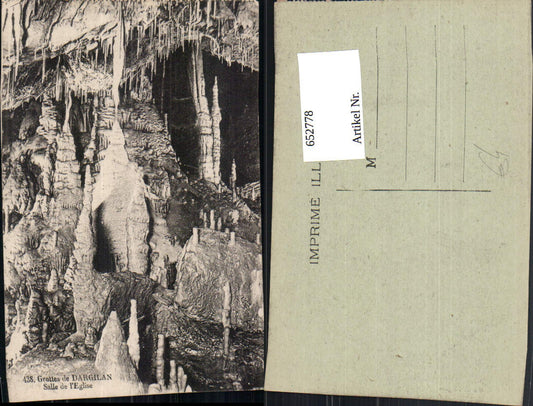 652778,Grottes de Dargilan Salle de l Eglise Grotte