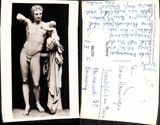 652788,Foto Ak Olympia Museum Hermes of Praxiteles Statue