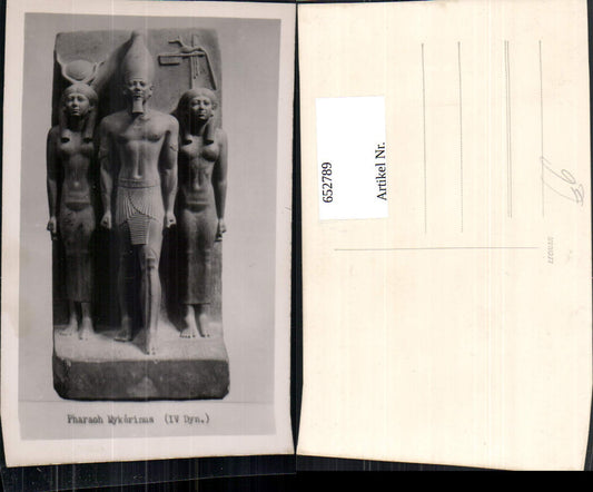 652789, Pharoh Mykerinus Egypt Archaeology