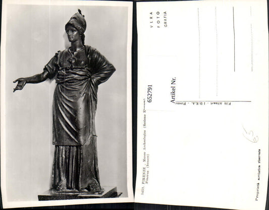 652791,Firenze Museo Archeologico Minerva bronzo Statue Italy