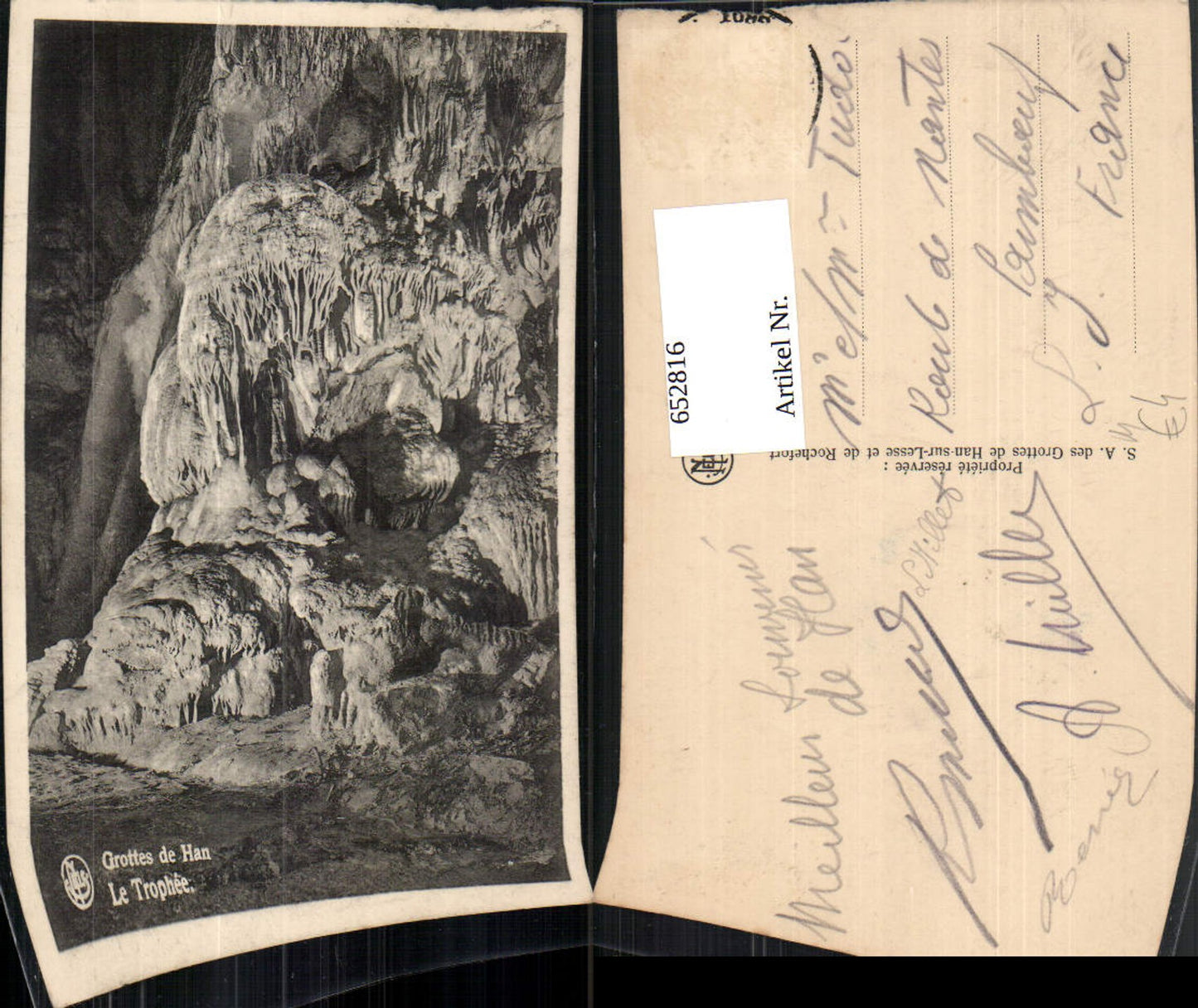 652816,Grottes de Han Le Trophee Grotte