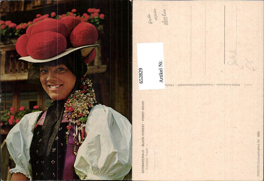 652829,Schwarzwald Black Forest Gutacher Tracht Gutach
