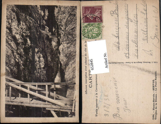652845,Haute Savoie Servoz Gorges de la Diosaz Le Pont Naturel France