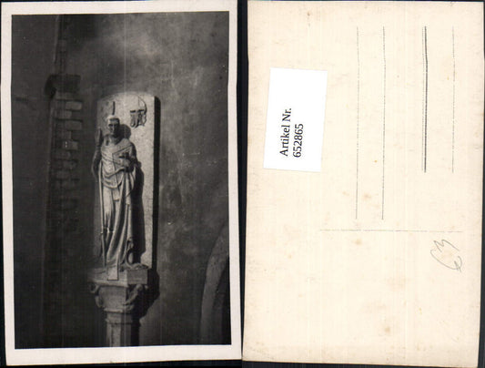 652865,Foto Ak Kirche Statue Detailansicht Religion