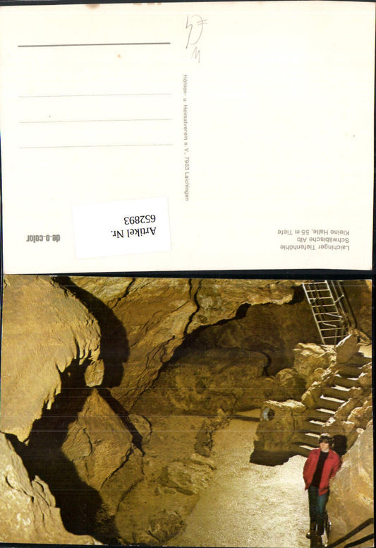 652893, Laichingen Laichinger Tiefenhöhle Swabian Alb Kleine Halle Cave Grotto