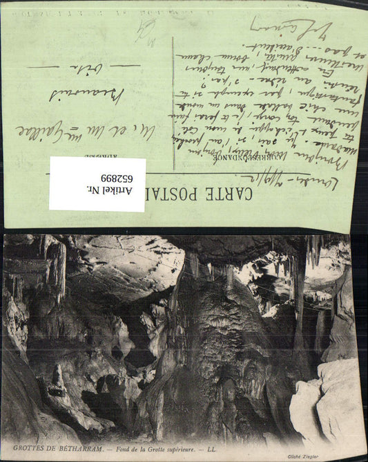 652899,Grottes de Betharram Fond de al Grotte superieure Grotte Cave