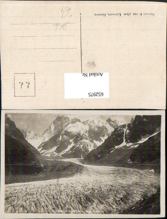 652975,Chamonix Mer de Glace Gletscher