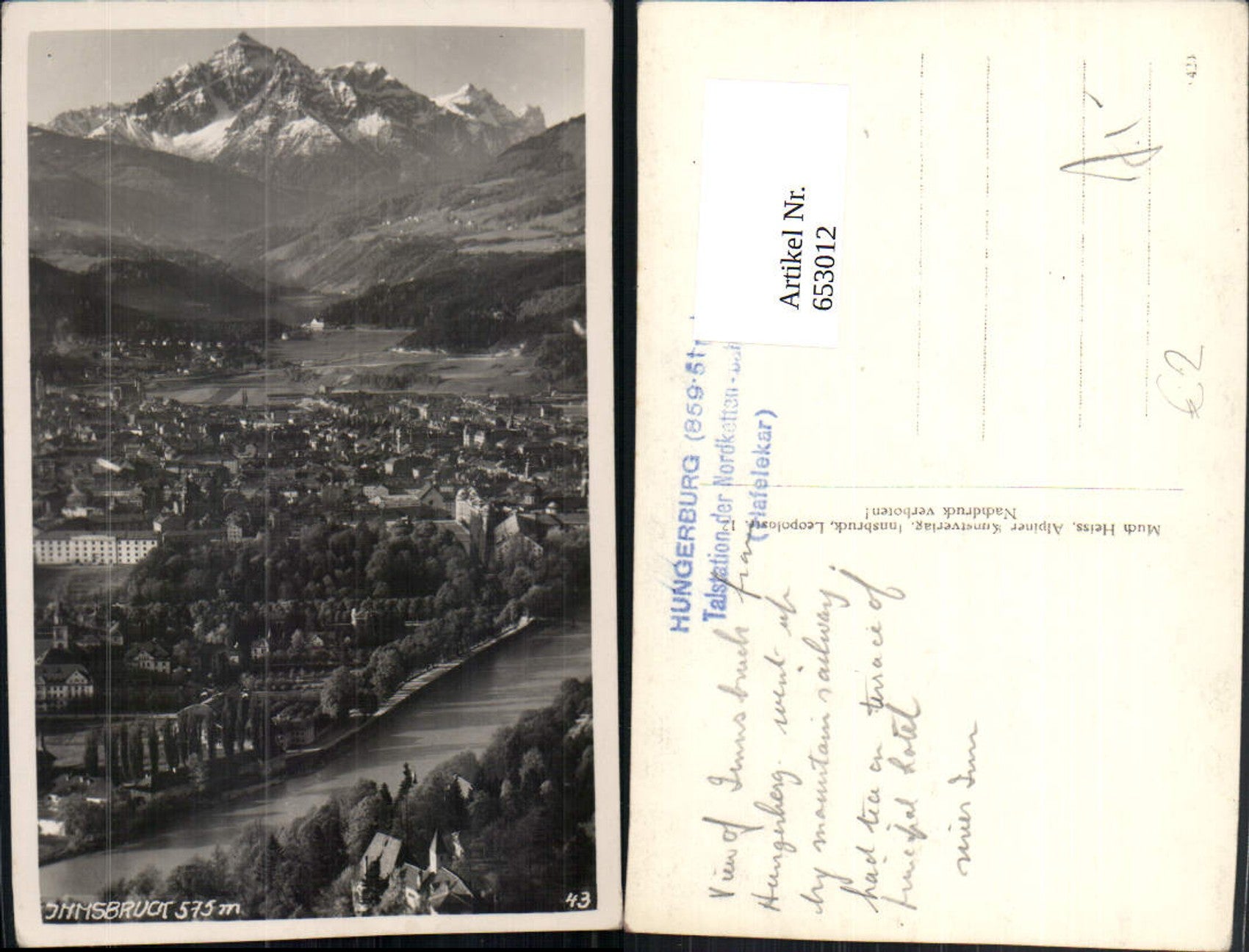 Alte Ansichtskarte – Old Postcard