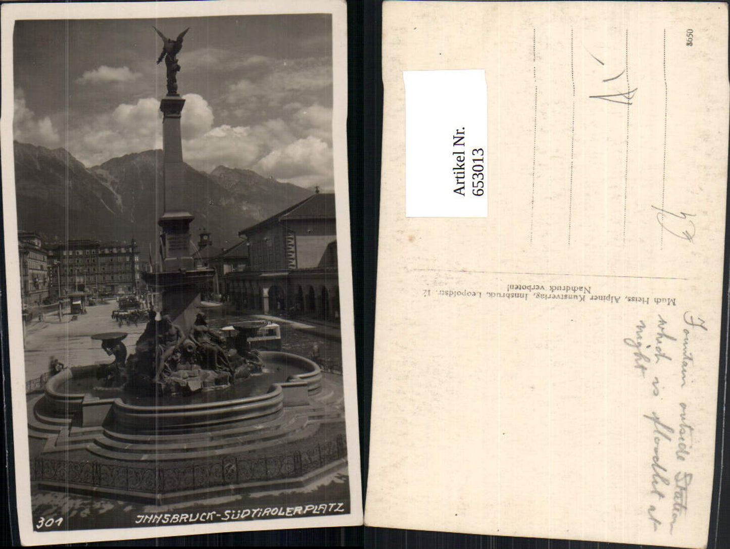 Alte Ansichtskarte – Old Postcard