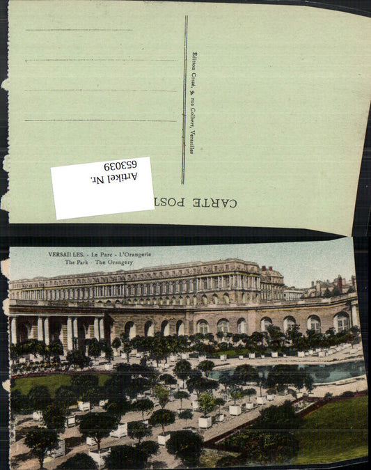 653039,Versailles Le Parc L Orangerie France