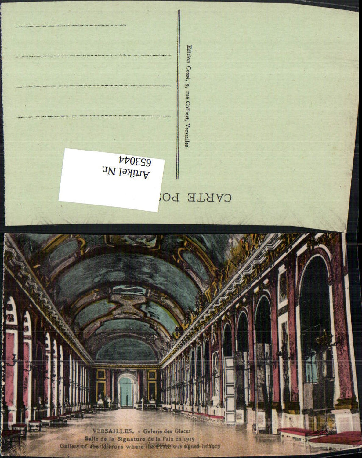 653044,Versailles Galerie des Glaces Spiegelsaal Interieur Schloss France