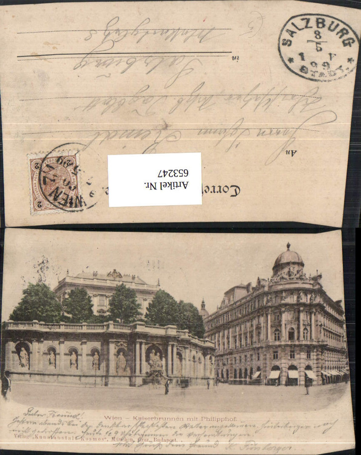 Alte Ansichtskarte – Old Postcard