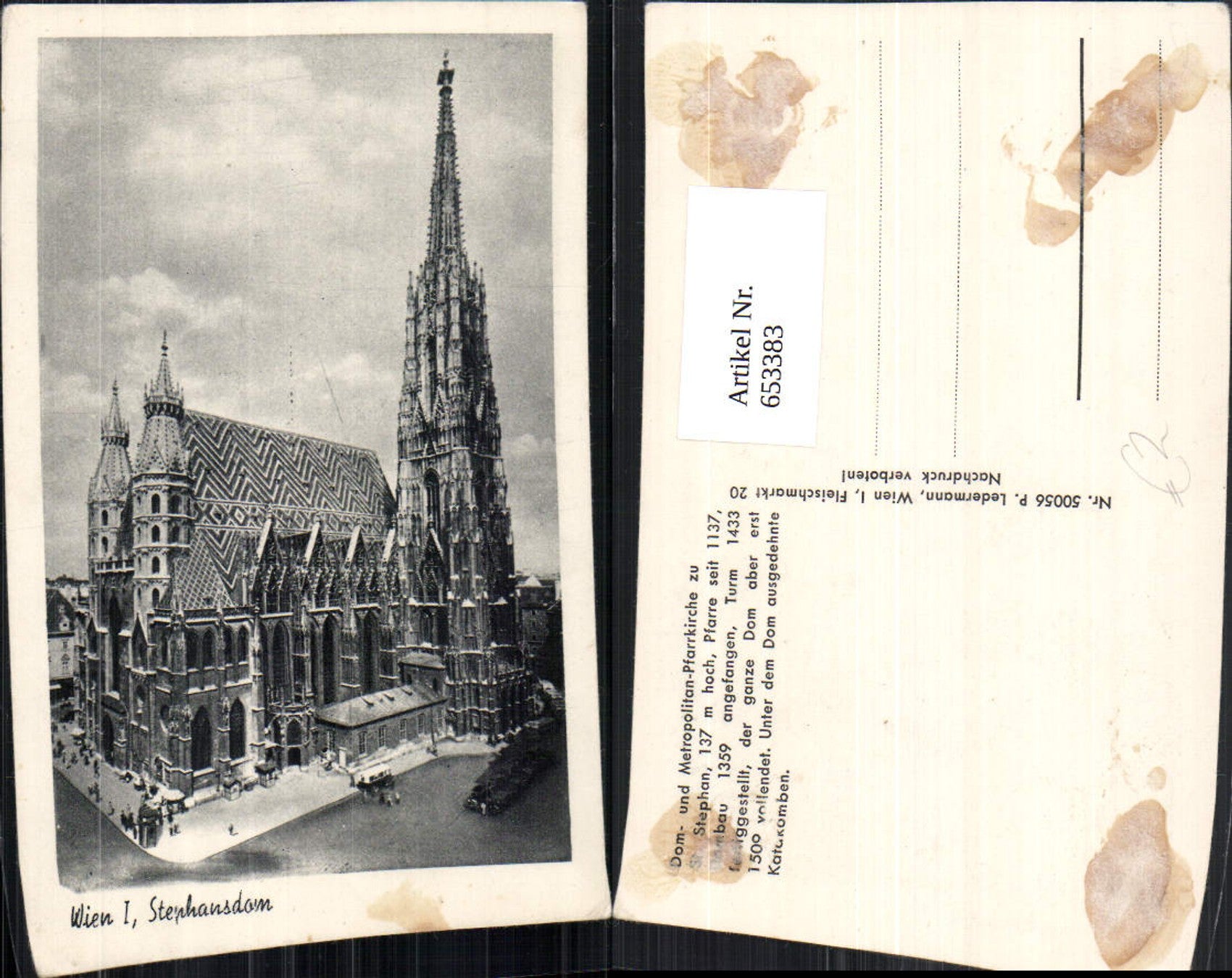 Alte Ansichtskarte – Old Postcard