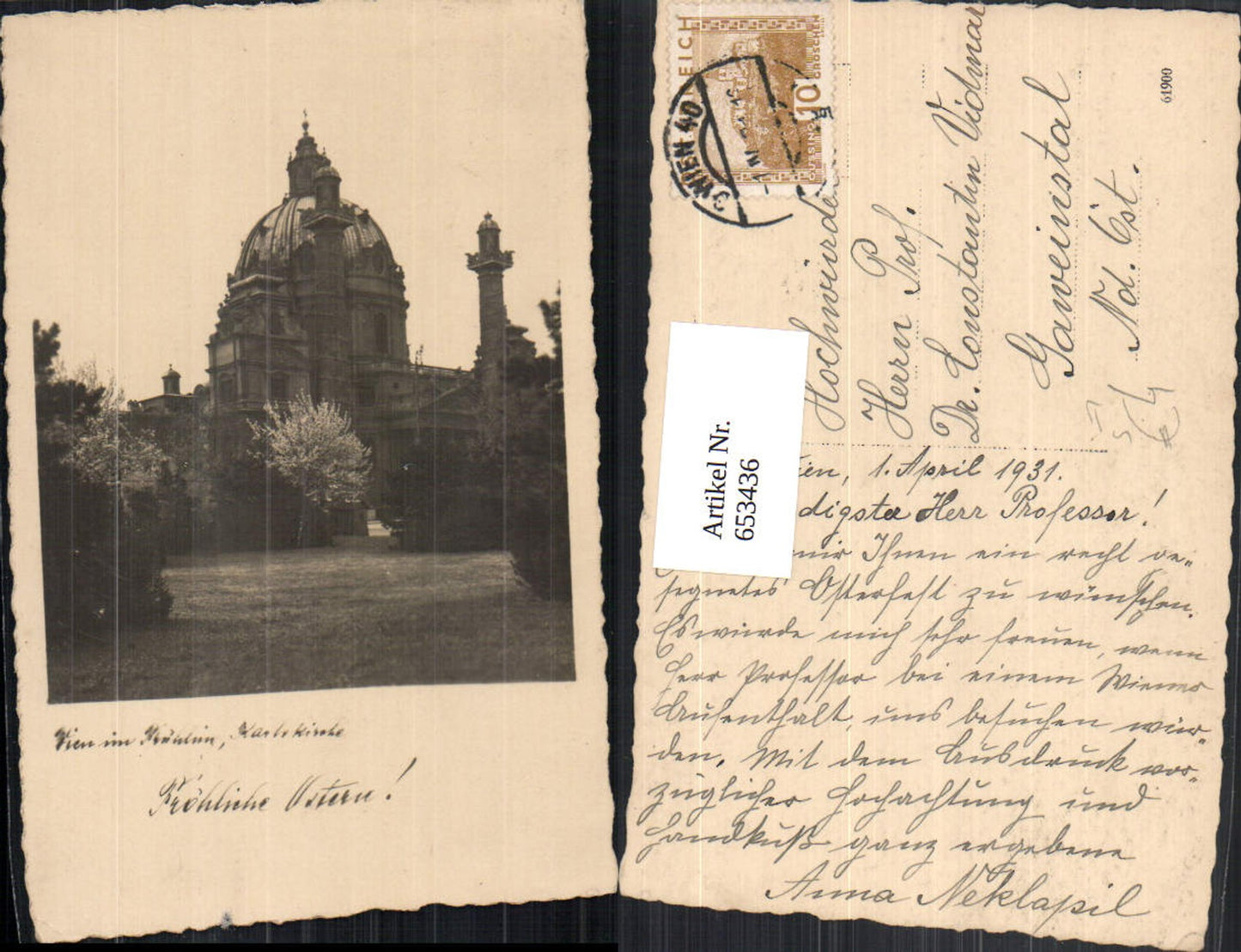 Alte Ansichtskarte – Old Postcard