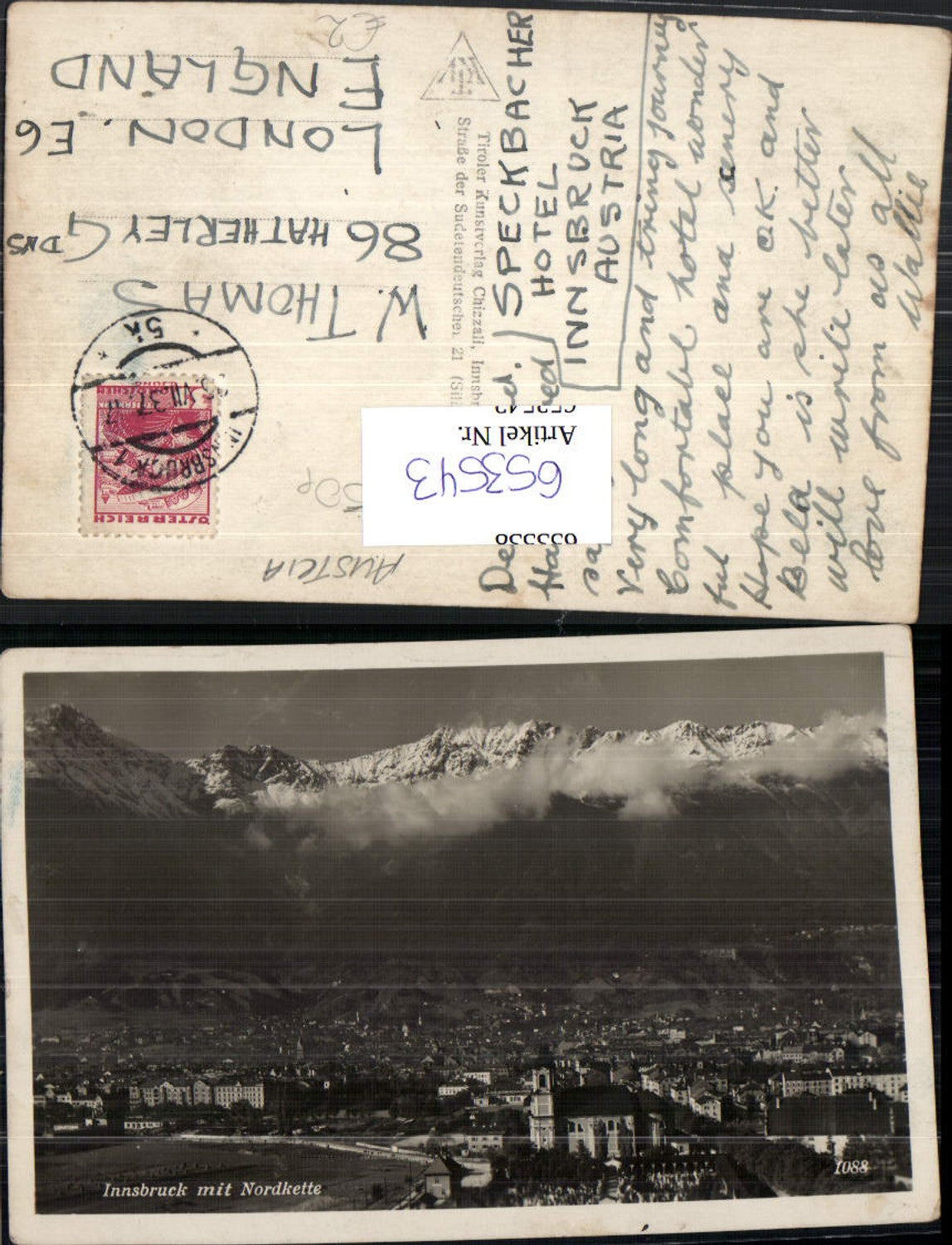 Alte Ansichtskarte – Old Postcard