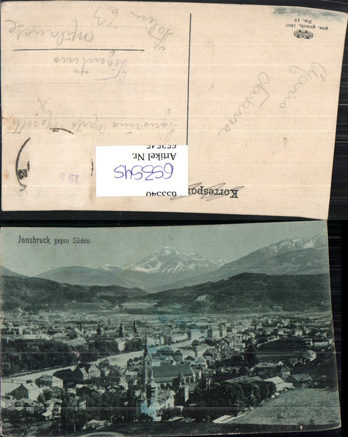 Alte Ansichtskarte – Old Postcard