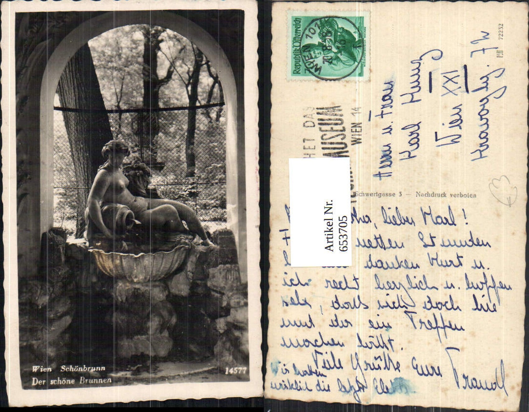 Alte Ansichtskarte – Old Postcard