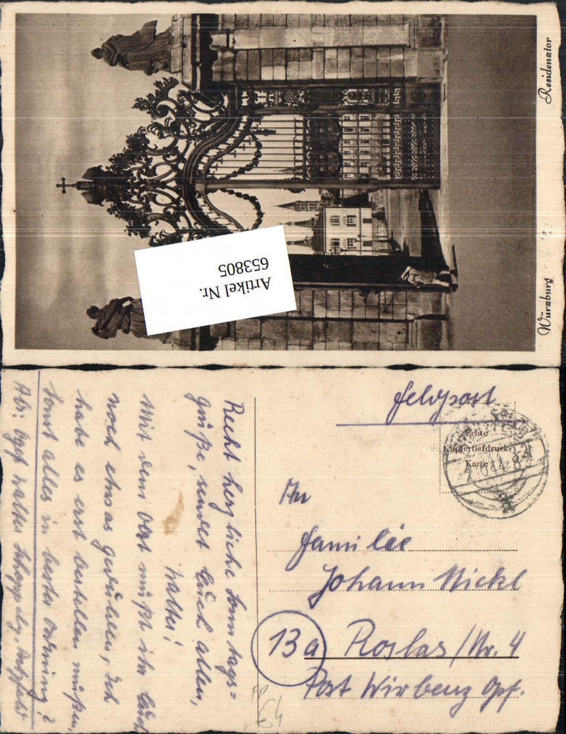 Alte Ansichtskarte – Old Postcard