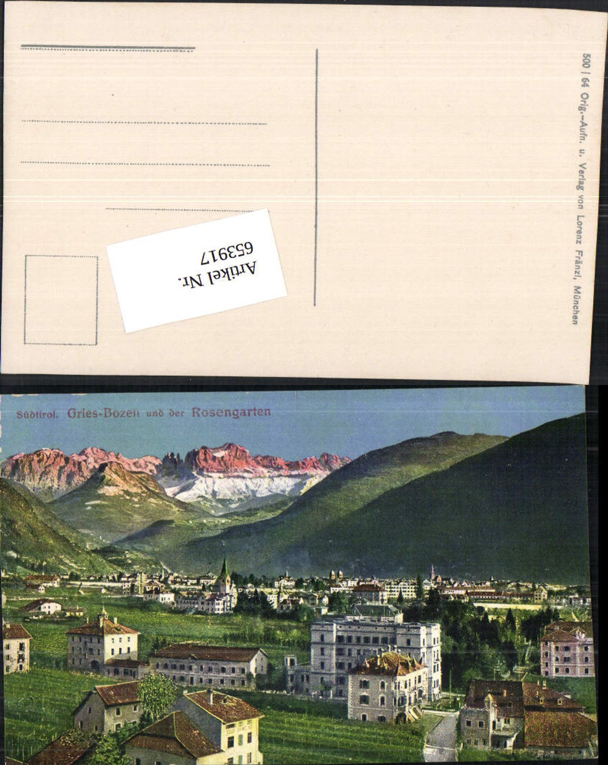 Alte Ansichtskarte – Old Postcard