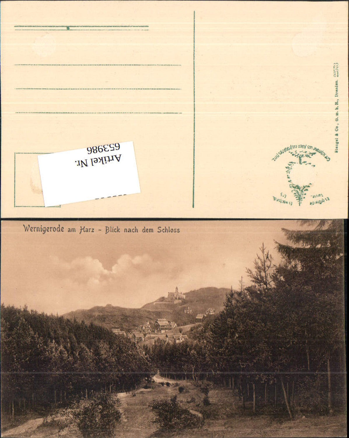 653986,Wernigerode im Harz Schloss Thal