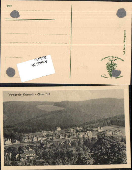 653990,Wernigerode im Harz Hasserode