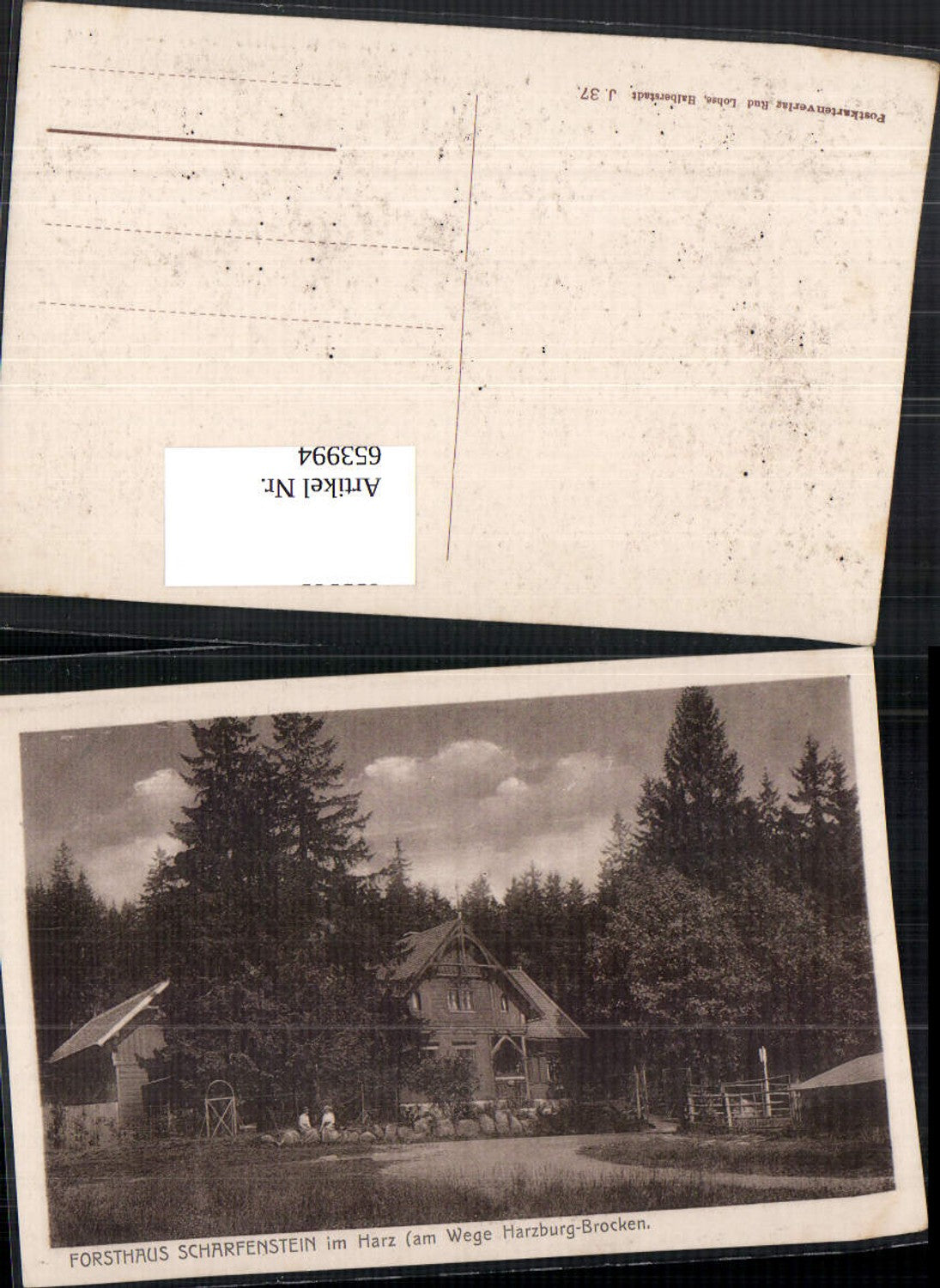 653994,Forsthaus Scharfenstein im Harz Harzburg Brocken Ilsenburg