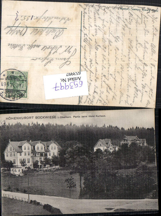 653997,Bockwiese Hahnenklee Oberharz Harz Hotel Kurhaus Partie Goslar Braunlage