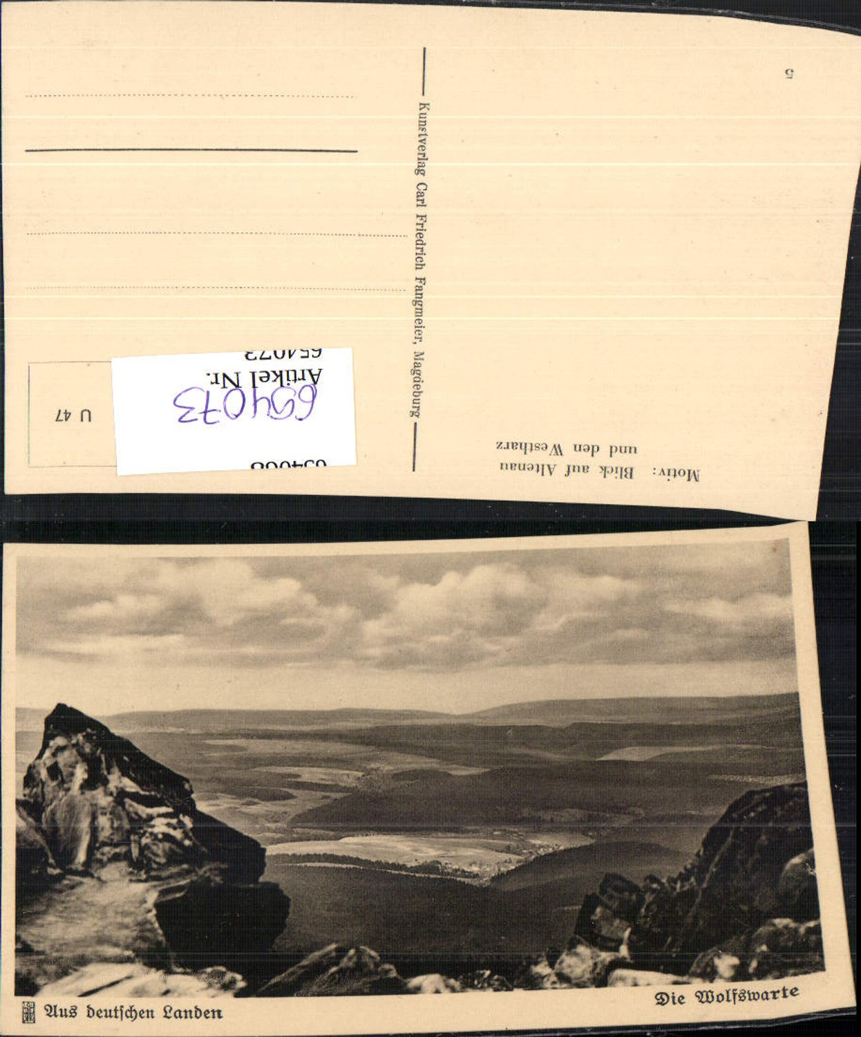 654073,Blick auf Altenau u. d. Westharz Clausthal-Zellerfeld