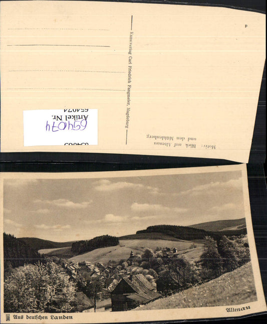 654074,Blick auf Altenau u. d. Mühlenberg Clausthal-Zellerfeld