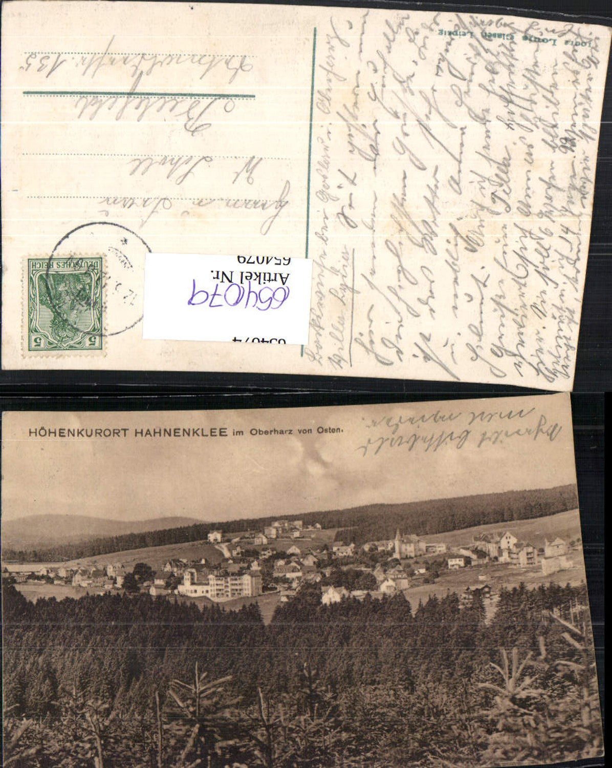 654079,Hahnenklee i. Oberharz v. Osten Hahnenklee-Bockswiese Goslar