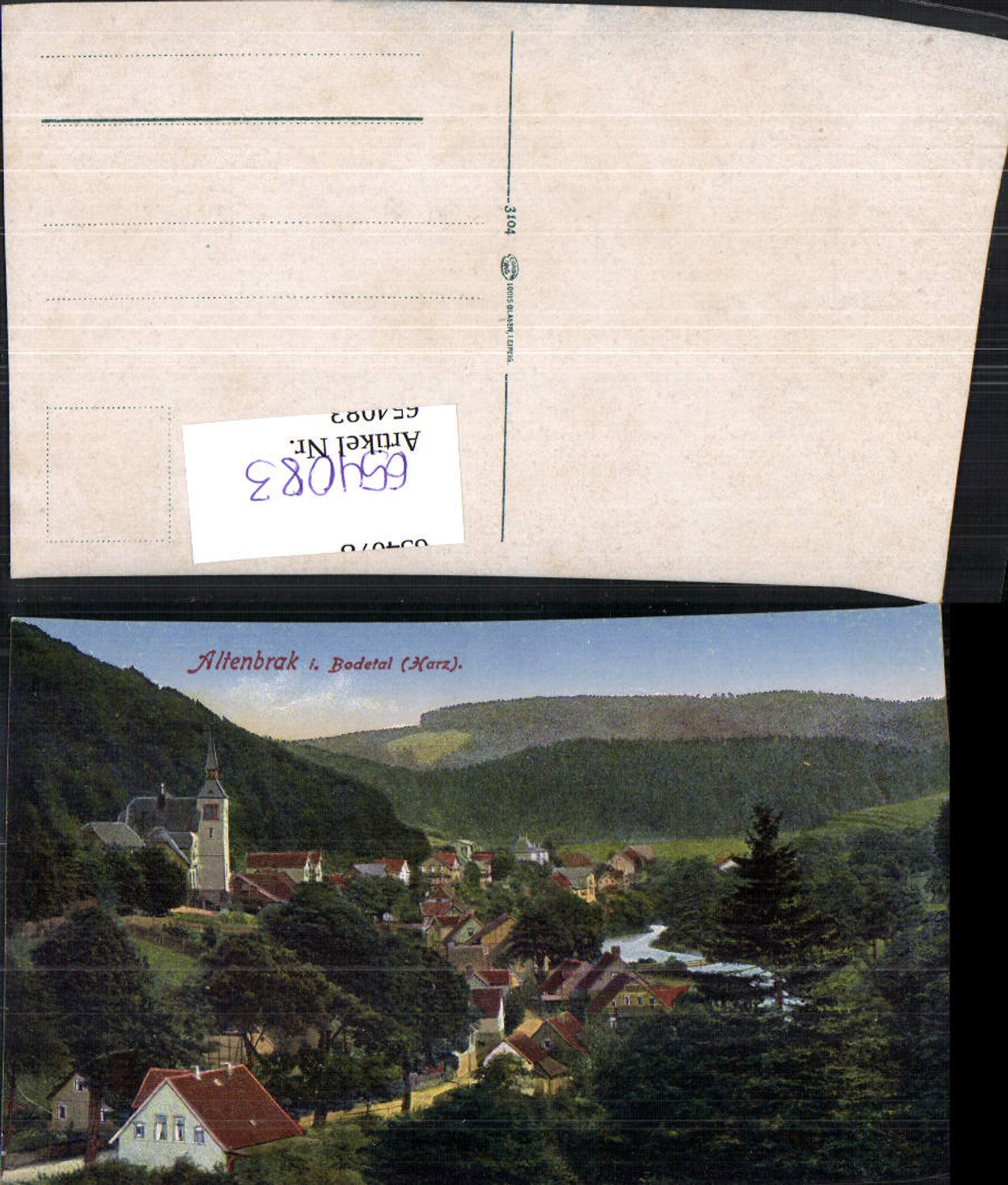 654083,Thale Altenbrak i. Bodetal Harz