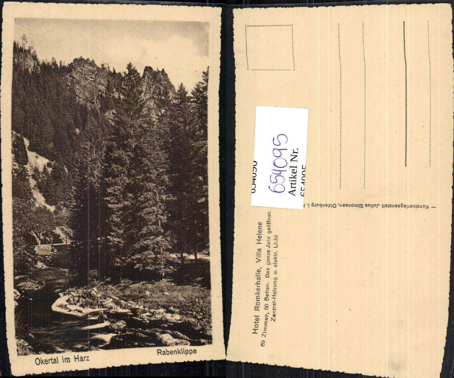654095,Okertal i. Harz Rabenklippe Goslar