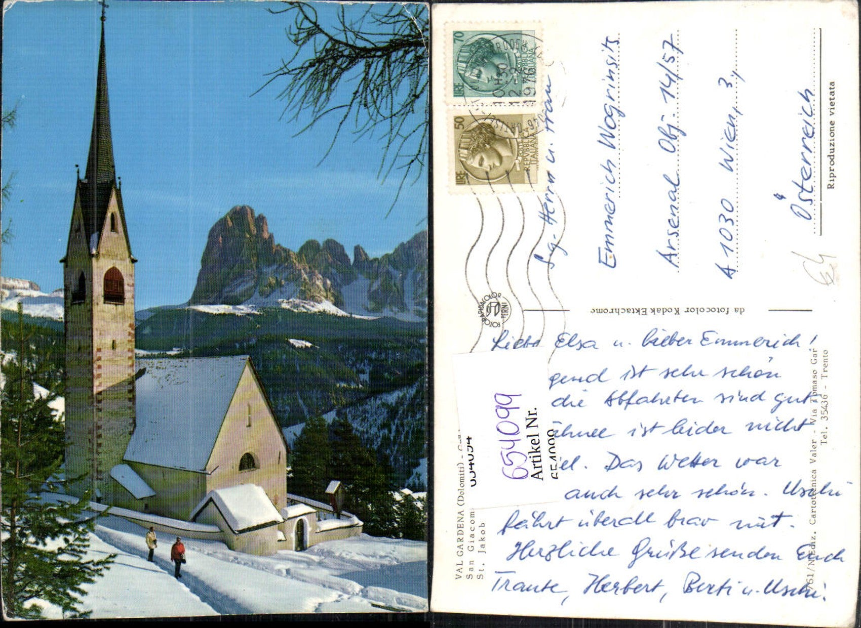Alte Ansichtskarte – Old Postcard