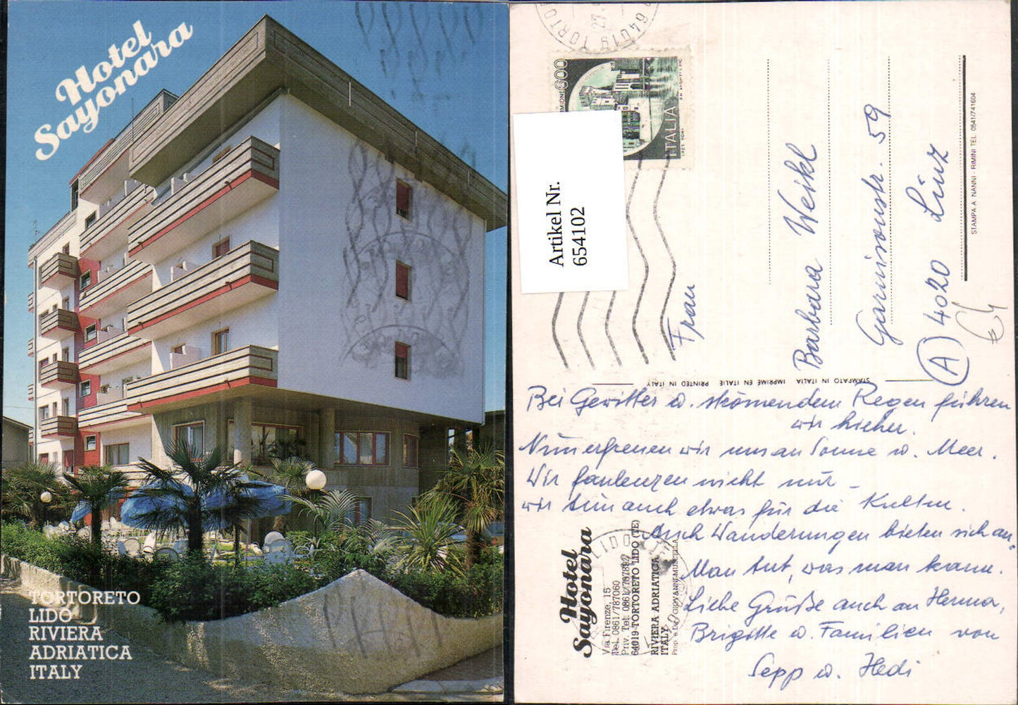 Alte Ansichtskarte – Old Postcard