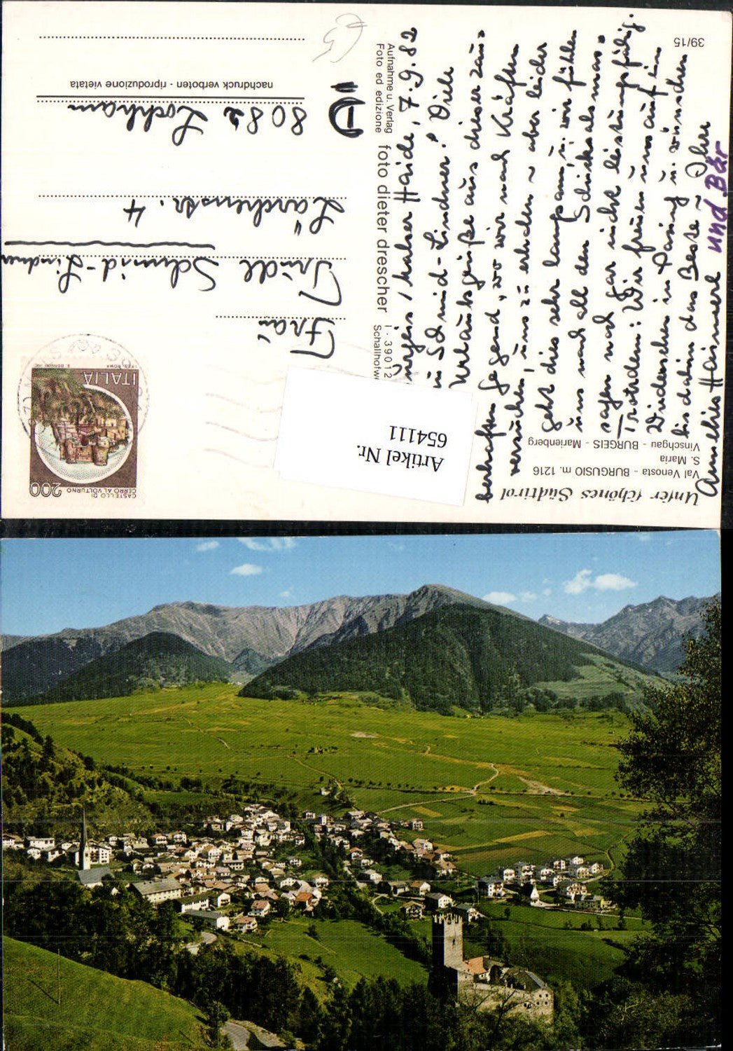 Alte Ansichtskarte – Old Postcard