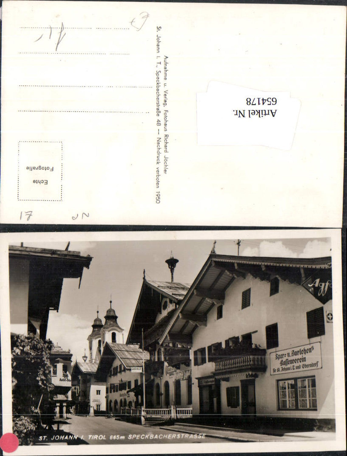 Alte Ansichtskarte – Old Postcard