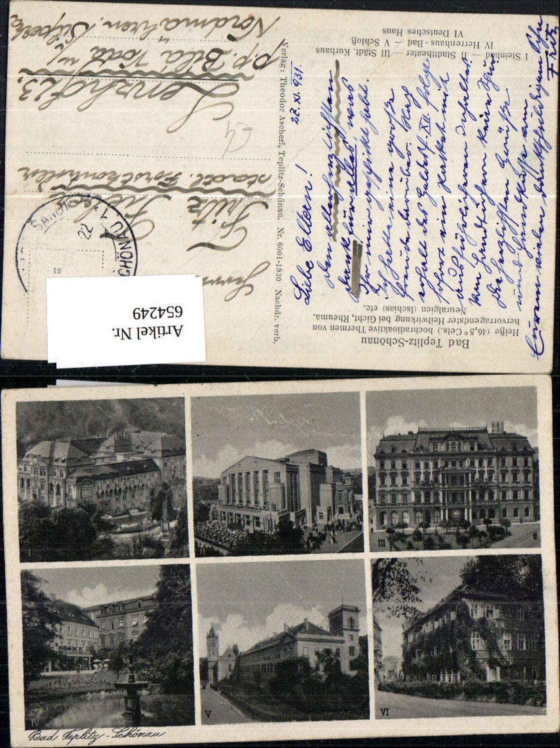 Alte Ansichtskarte – Old Postcard