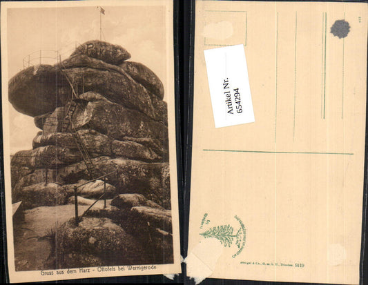 654294,Gruss aus dem Harz Ottofels b. Wernigerode
