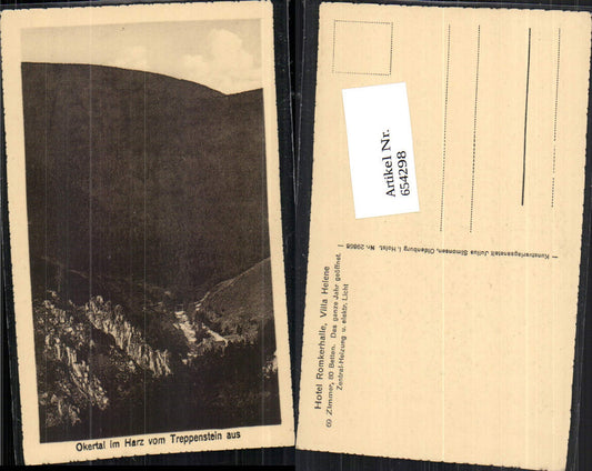 654298,Okertal im Harz Treppenstein