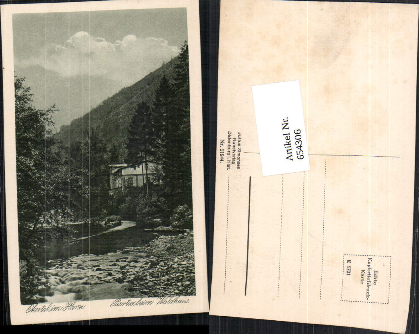 654306,Okertal am Harz Partie am Waldhaus