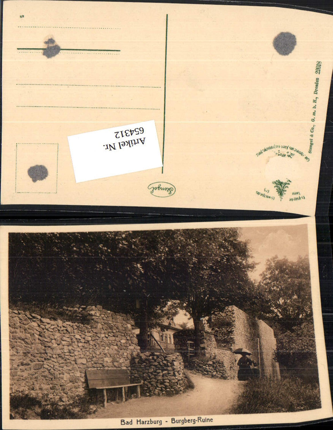 654312,Bad Harzburg Burgberg Ruine