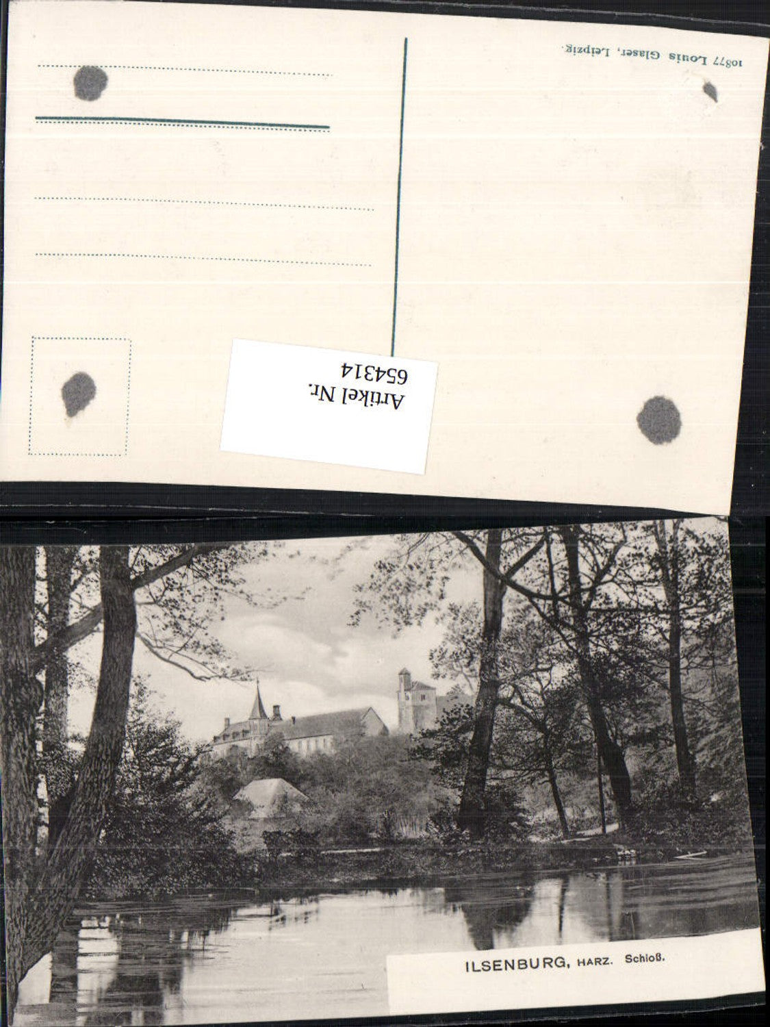 654314,Ilsenburg am Harz Schloß Partie