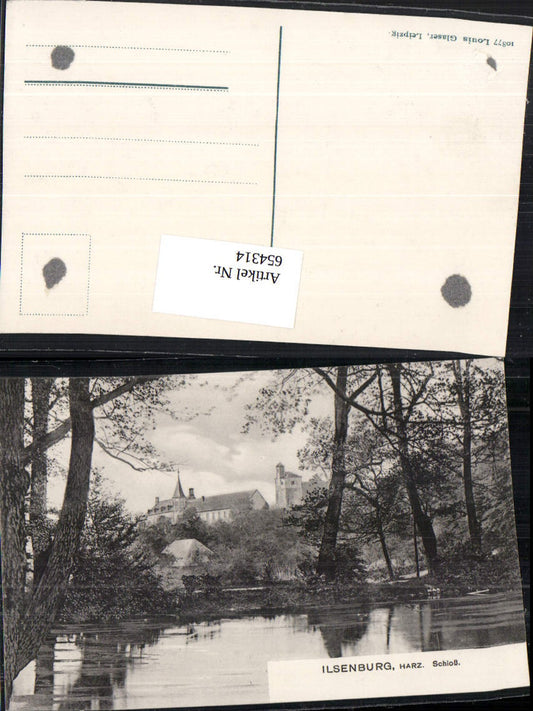 654314,Ilsenburg am Harz Schloß Partie