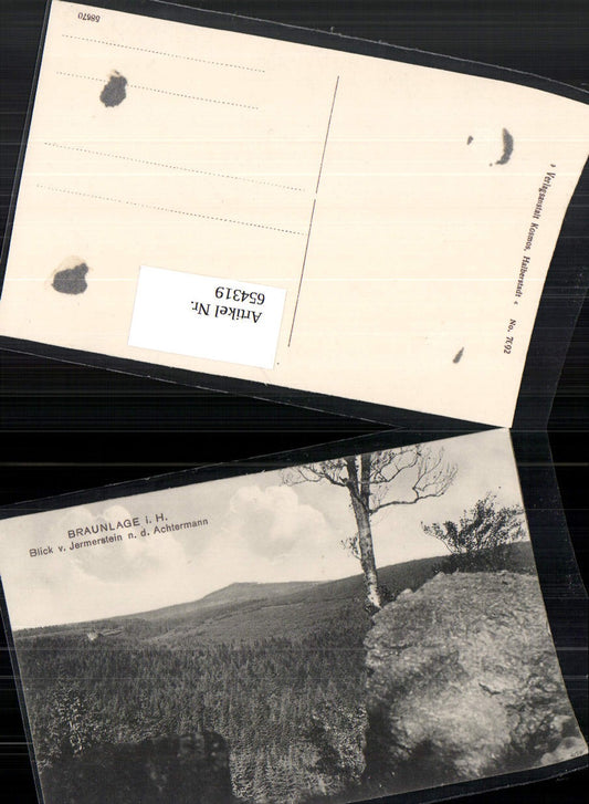 654319,Braunlage am Harz Jermerstein Achtermann